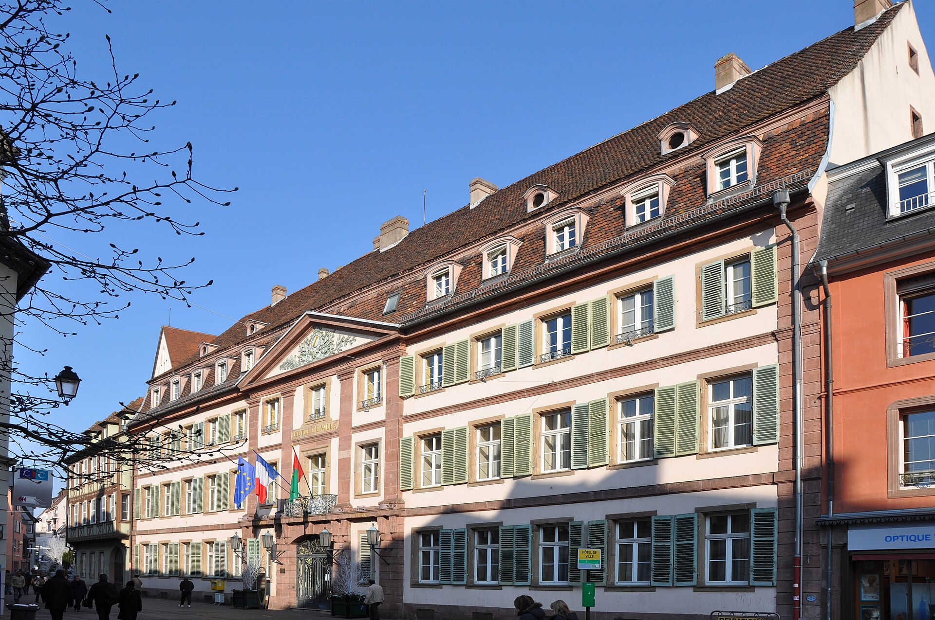 L’hôtel de ville de Colmar, dans le Haut-Rhin.