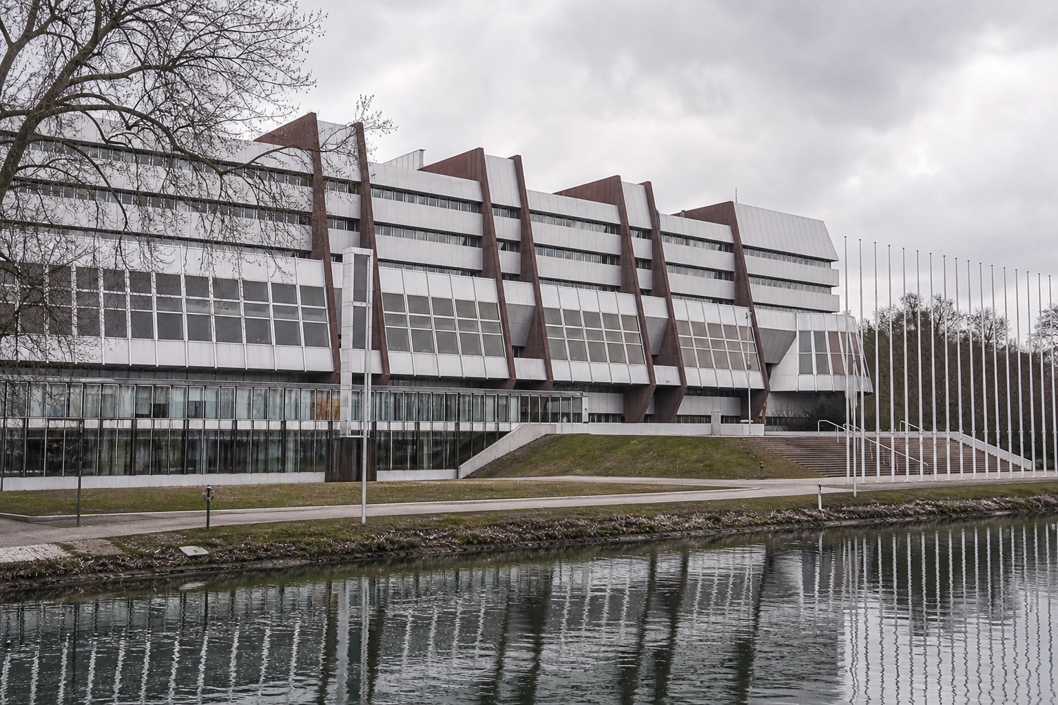 Le Palais de l’Europe, siège du Conseil de l’Europe, à Strasbourg.